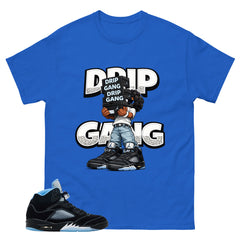 Black University Blue 6s Zadago Shirt Drip Gang Graphic