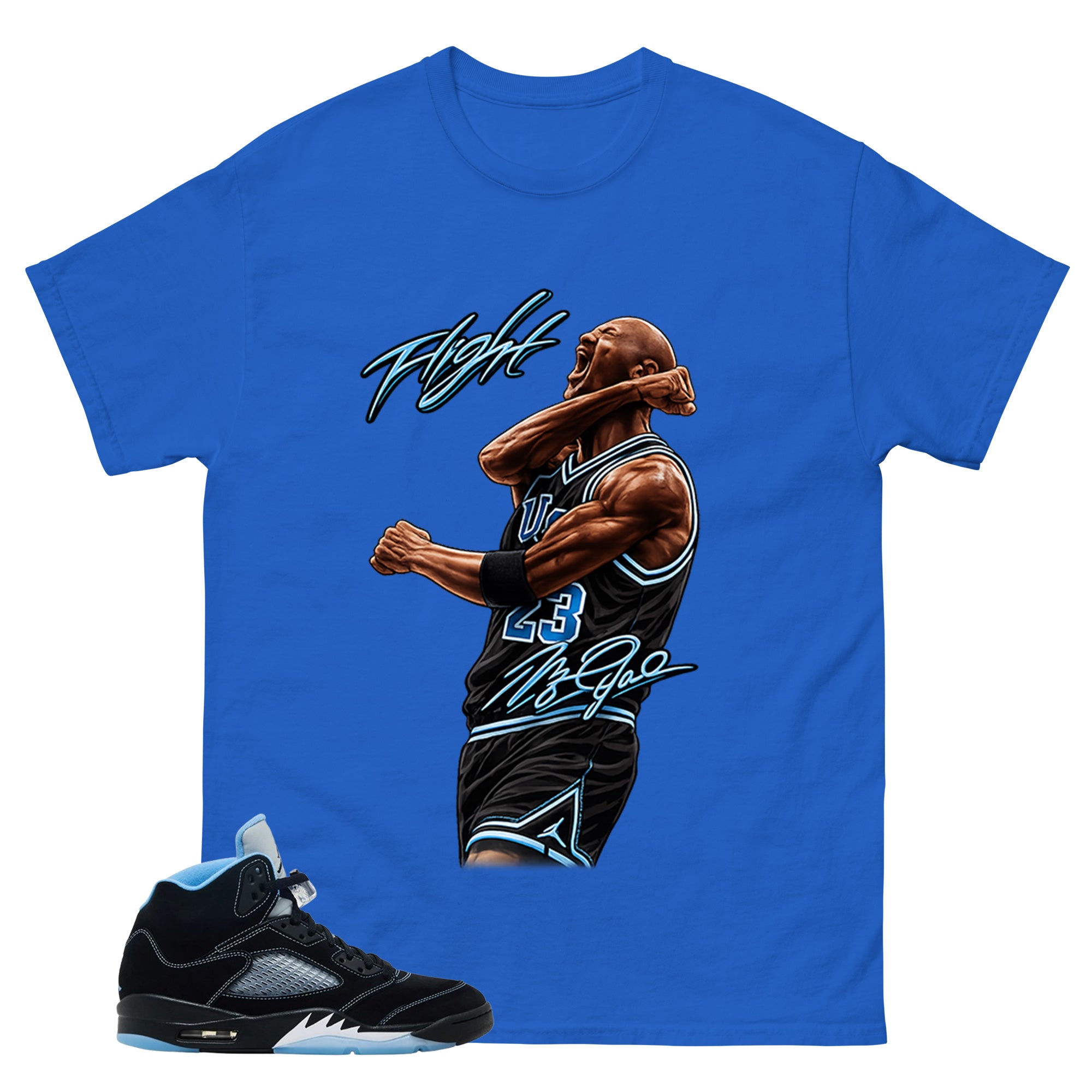 Black University Blue 6s Zadago Shirt Flight Victory Graphic