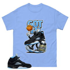Black University Blue 6s Zadago Shirt Got Em Bread Graphic