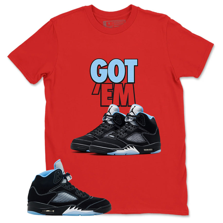 Black University Blue 6s Zadago Shirt Got Em Graphic