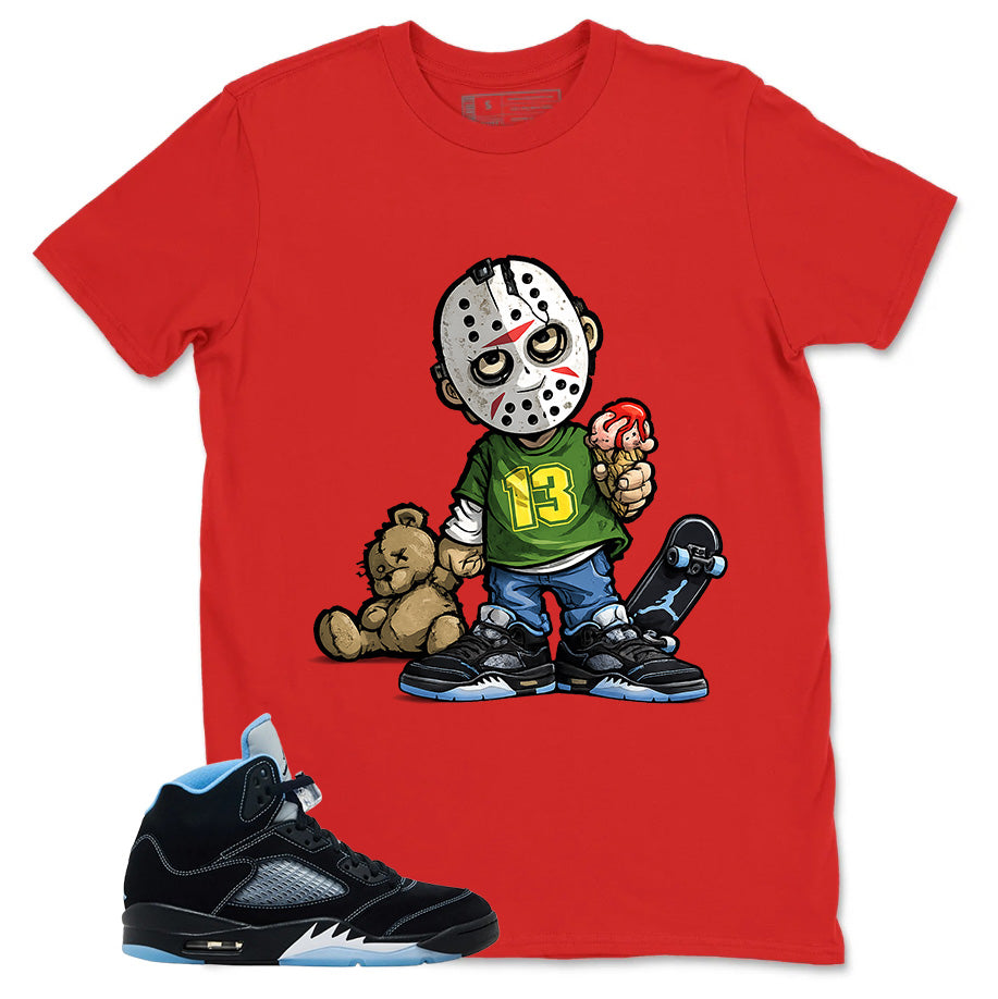 Black University Blue 6s Zadago Shirt Little Jason Graphic