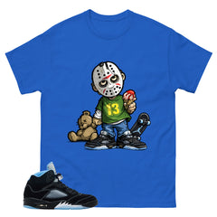 Black University Blue 6s Zadago Shirt Little Jason Graphic