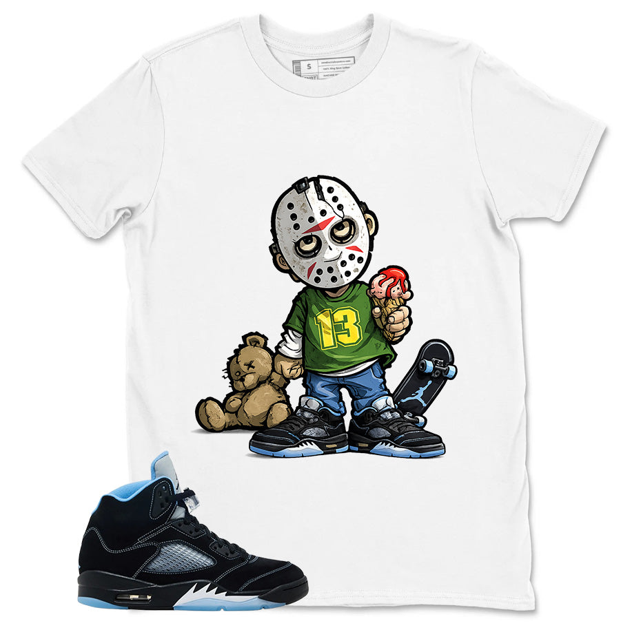 Black University Blue 6s Zadago Shirt Little Jason Graphic