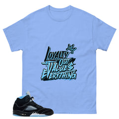 Black University Blue 6s Zadago Shirt Loyalty Out Values Everything Graphic