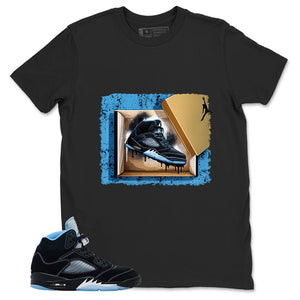 Black University Blue 6s Zadago Shirt New Kicks Graphic