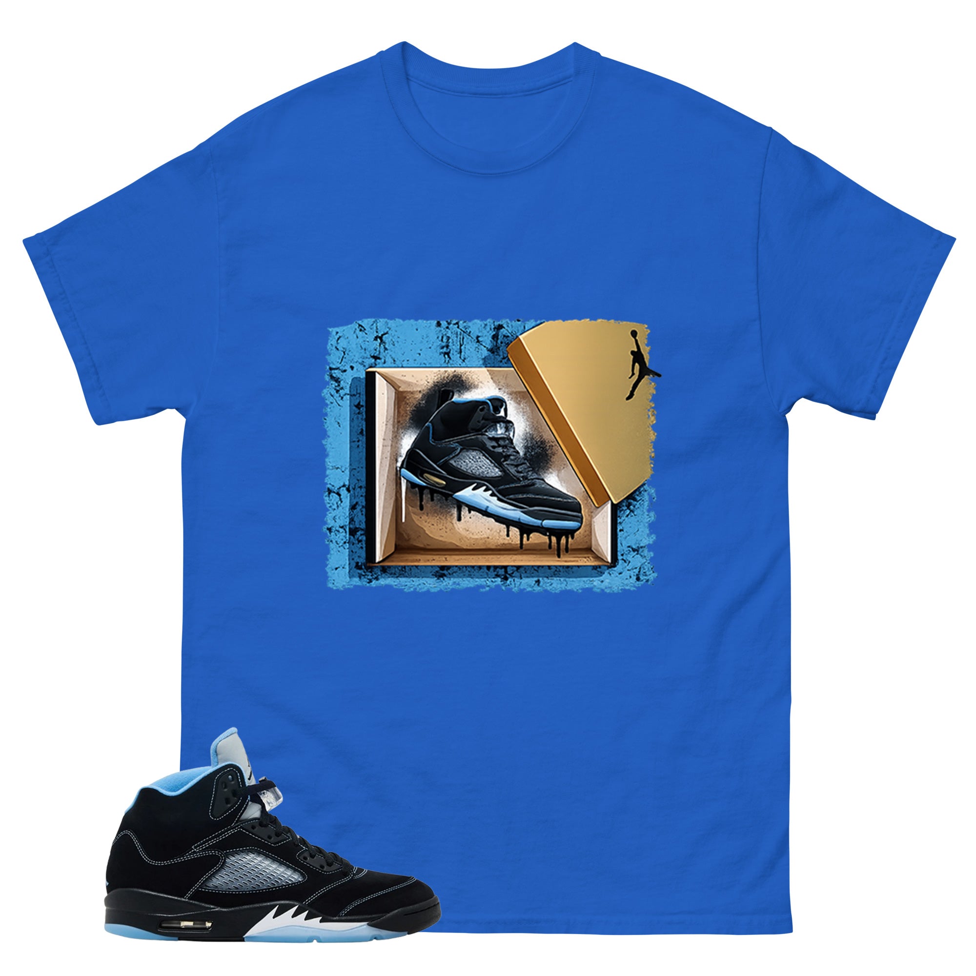 Black University Blue 6s Zadago Shirt New Kicks Graphic