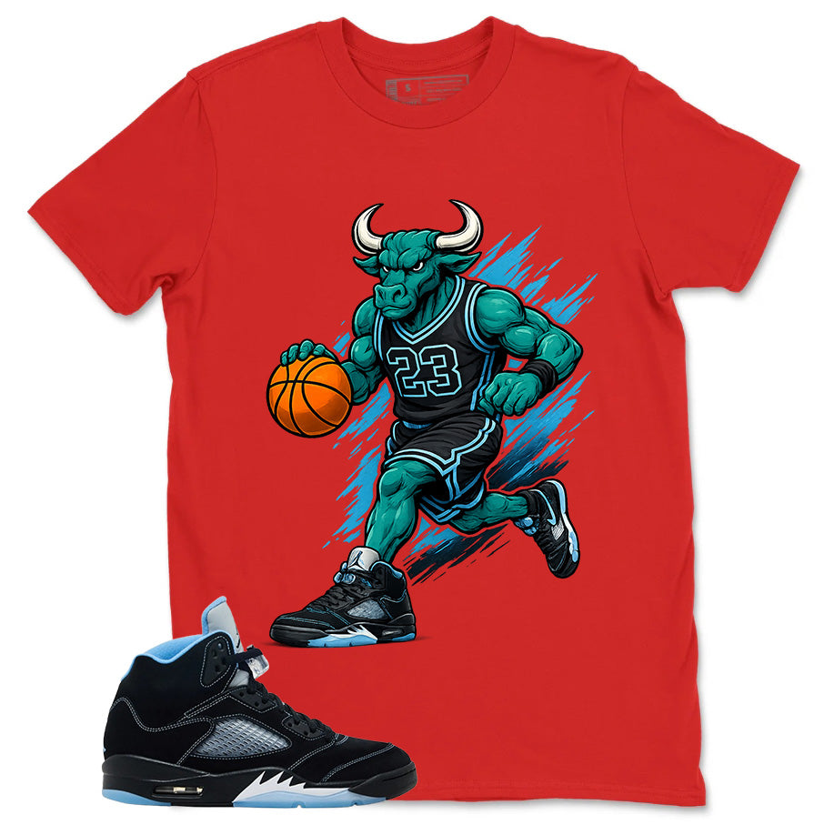 Black University Blue 6s Zadago Shirt Raging Bull Graphic