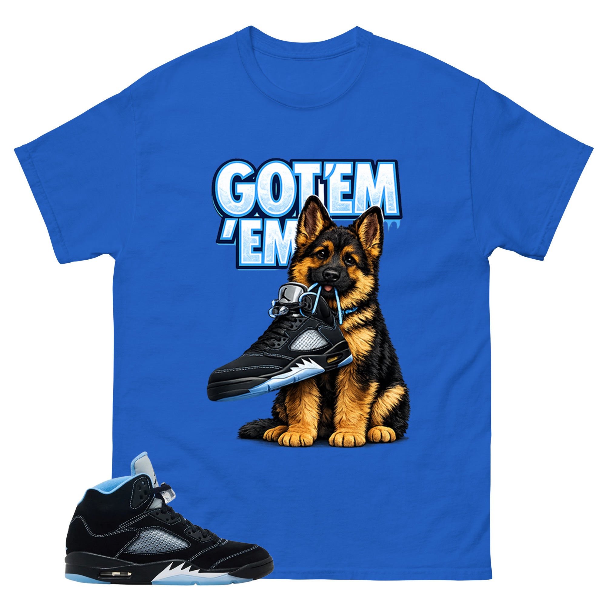 Black University Blue Air Jordan 6 Zadago Shirt Got Em GS Graphic