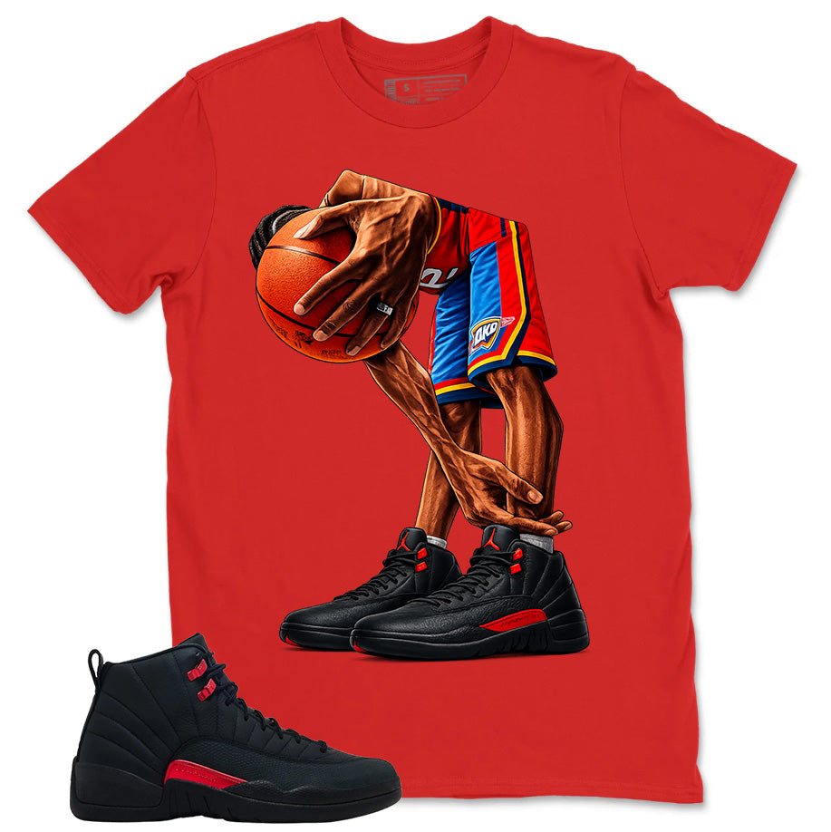 Black Varsity Red Bloodline 12s Zadago Shirt Ball Time Graphic