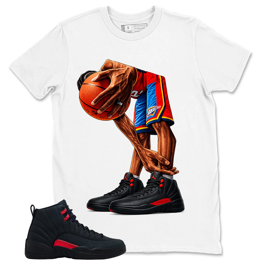 Black Varsity Red Bloodline 12s Zadago Shirt Ball Time Graphic