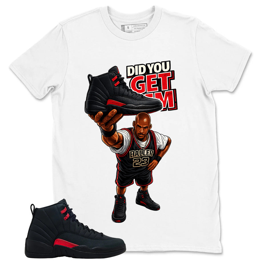 Black Varsity Red Bloodline 12s Zadago Shirt Did You Get Em Graphic