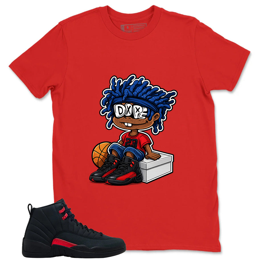 Black Varsity Red Bloodline 12s Zadago Shirt Got Em Dope Graphic