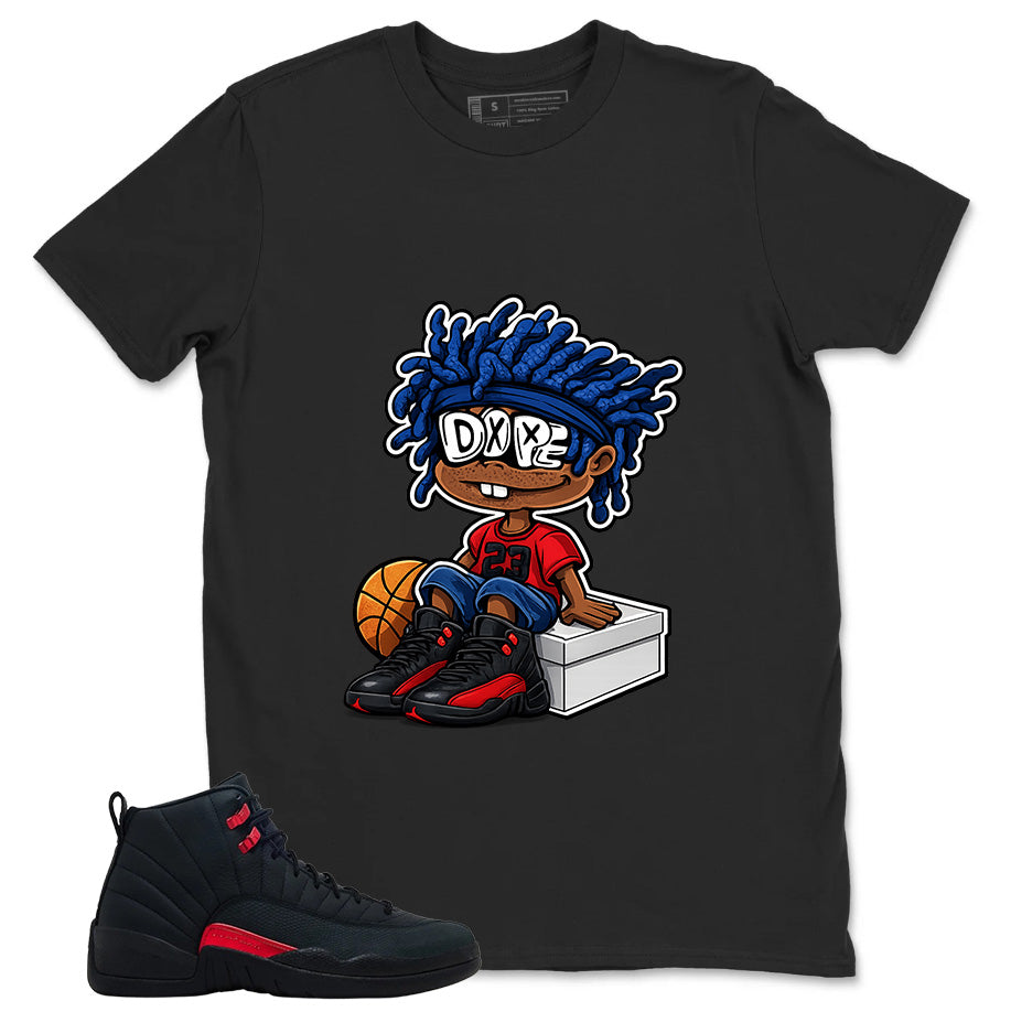 Black Varsity Red Bloodline 12s Zadago Shirt Got Em Dope Graphic