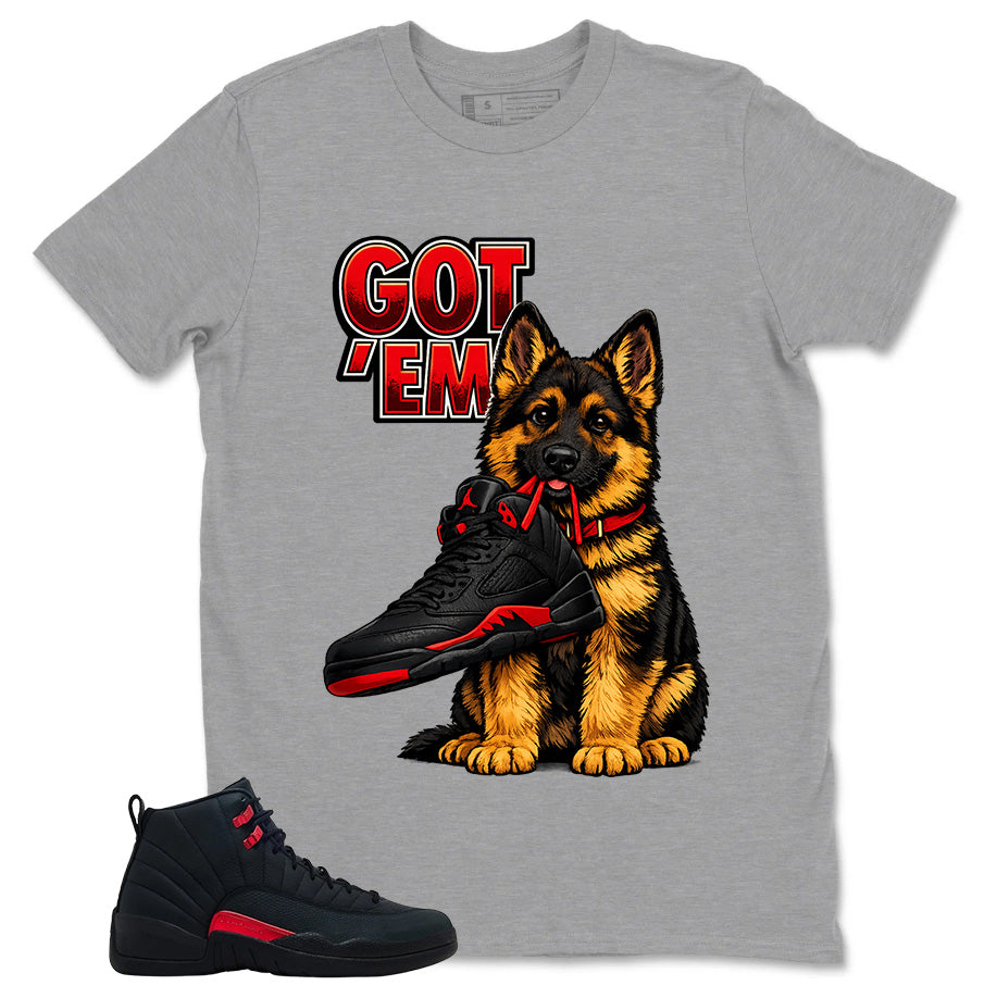 Black Varsity Red Bloodline 12s Zadago Shirt Got 'Em GS Graphic
