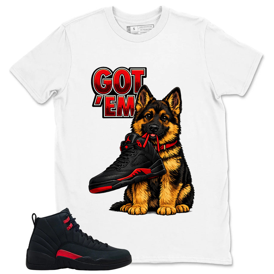 Black Varsity Red Bloodline 12s Zadago Shirt Got 'Em GS Graphic
