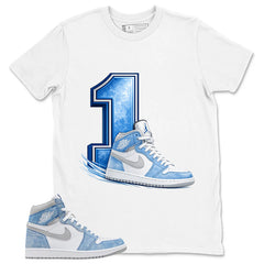 Blue Hyper Royal 1s Zadago Shirt 1's Sneaker Graphic