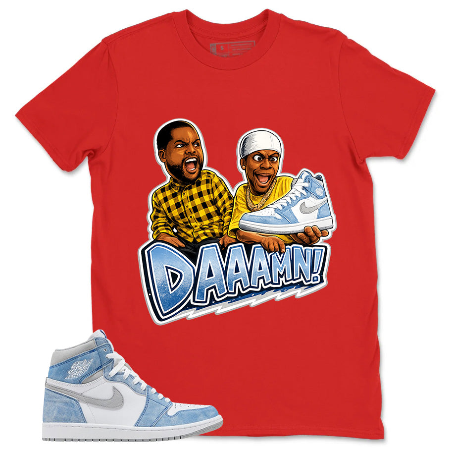 Blue Hyper Royal 1s Zadago Shirt Daaamn Sneaker Graphic