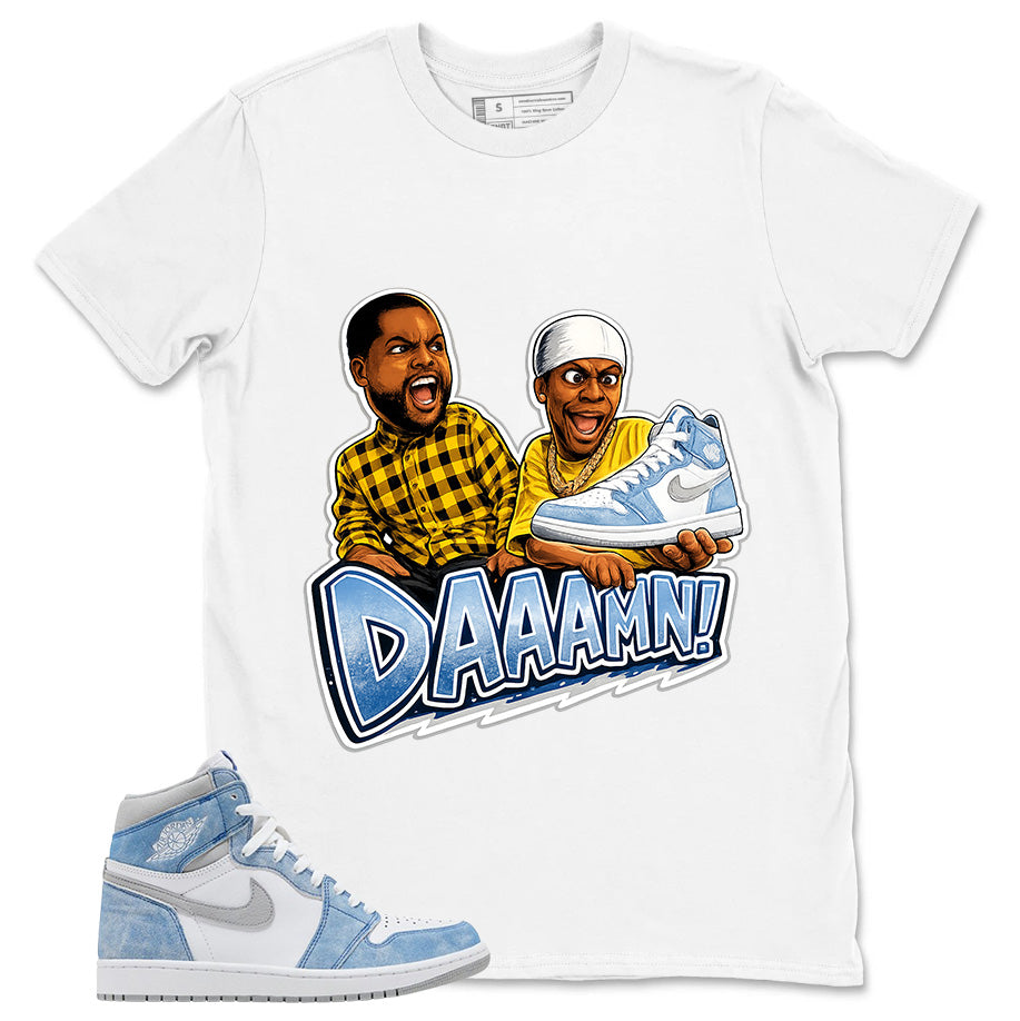 Blue Hyper Royal 1s Zadago Shirt Daaamn Sneaker Graphic