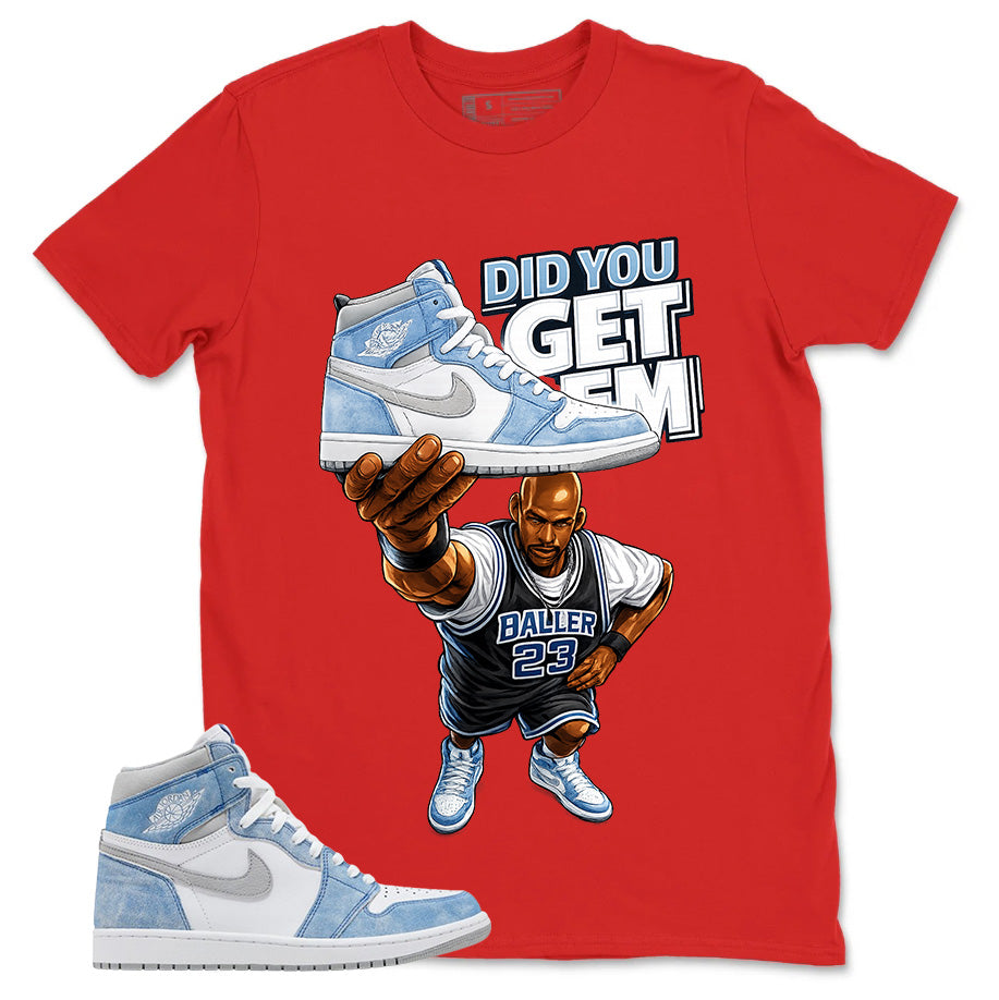 Blue Hyper Royal 1s Zadago Shirt Did You Get Em Graphic