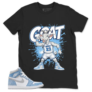 Blue Hyper Royal 1s Zadago Shirt Goat 23 Graphic