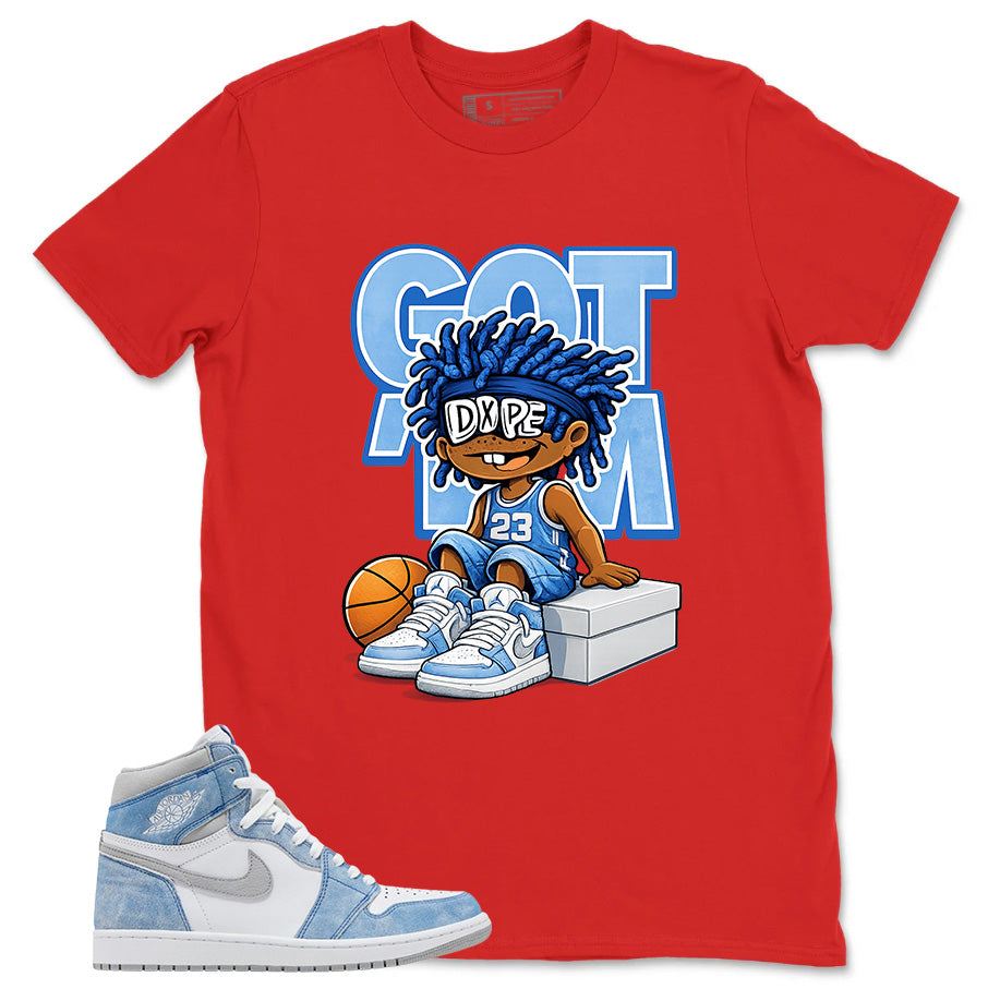 Blue Hyper Royal 1s Zadago Shirt Got Em Dope Graphic