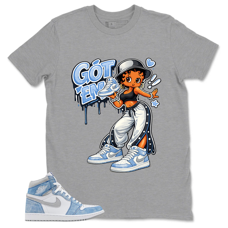 Blue Hyper Royal 1s Zadago Shirt Got Em Lady Graphic
