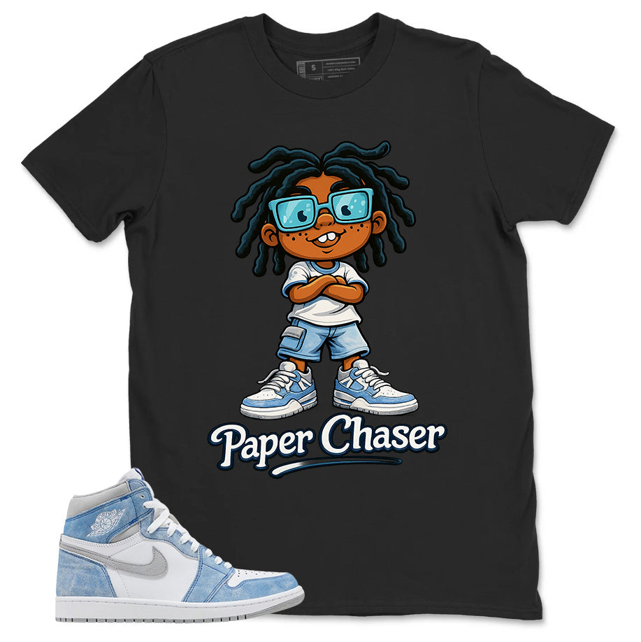 Blue Hyper Royal 1s Zadago Shirt Paper Chaser Graphic