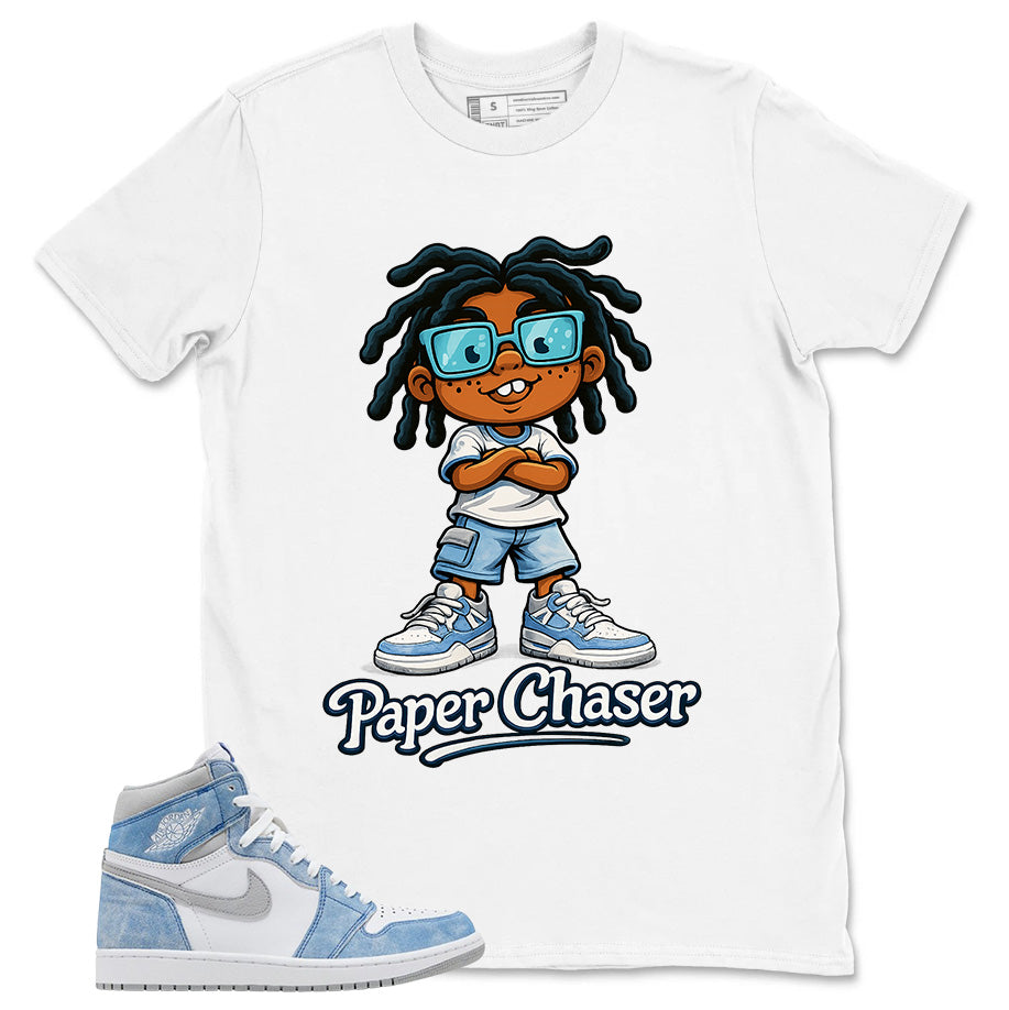 Blue Hyper Royal 1s Zadago Shirt Paper Chaser Graphic