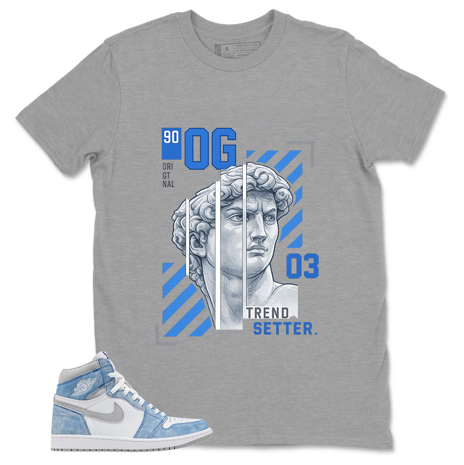 Blue Hyper Royal 1s Zadago Shirt Trend Setter Graphic