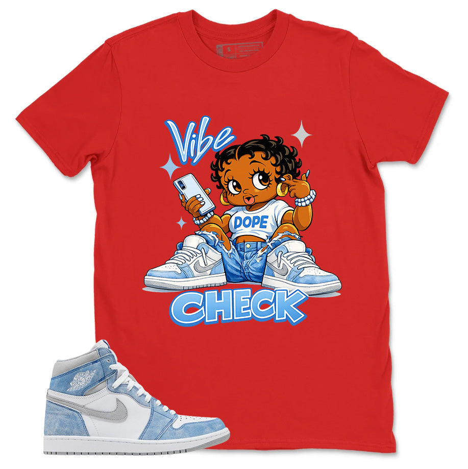 Blue Hyper Royal 1s Zadago Shirt Vibe Check Graphic
