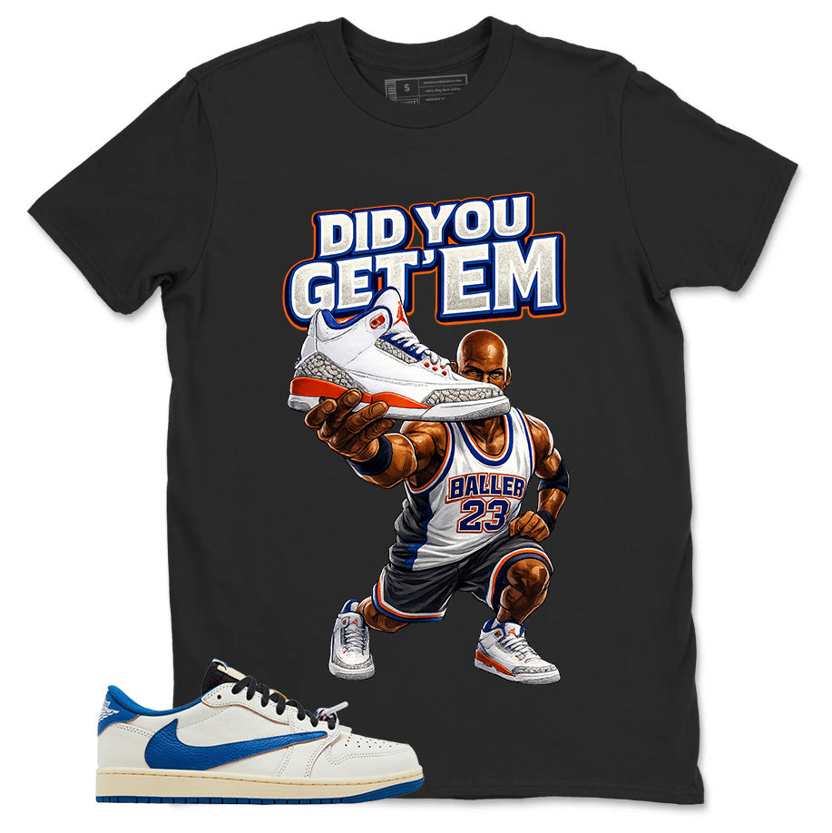 Blue Knicks 3s Shirt Did You Get Em Graphic