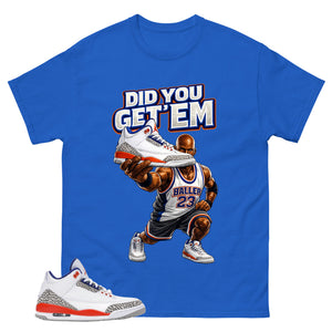 Blue Knicks 3s Shirt Did You Get Em Graphic