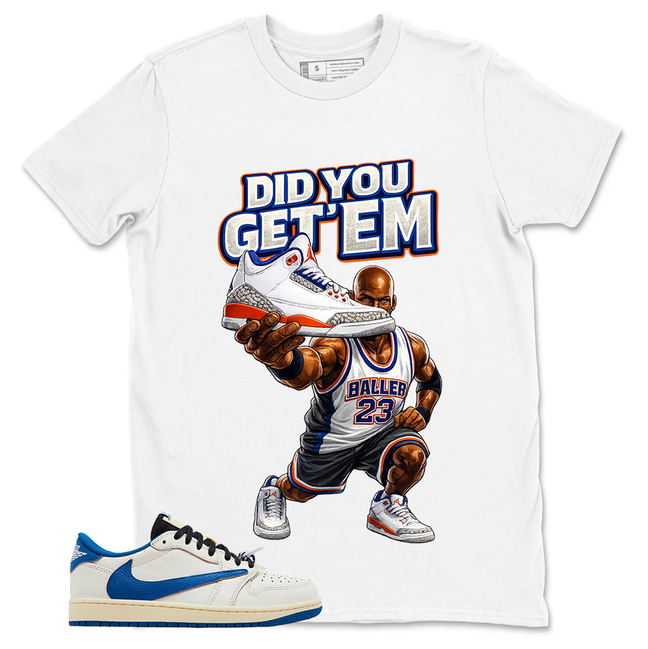 Blue Knicks 3s Shirt Did You Get Em Graphic