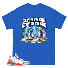 Blue Knicks 3s Shirt Get In Ya Bag Graphic