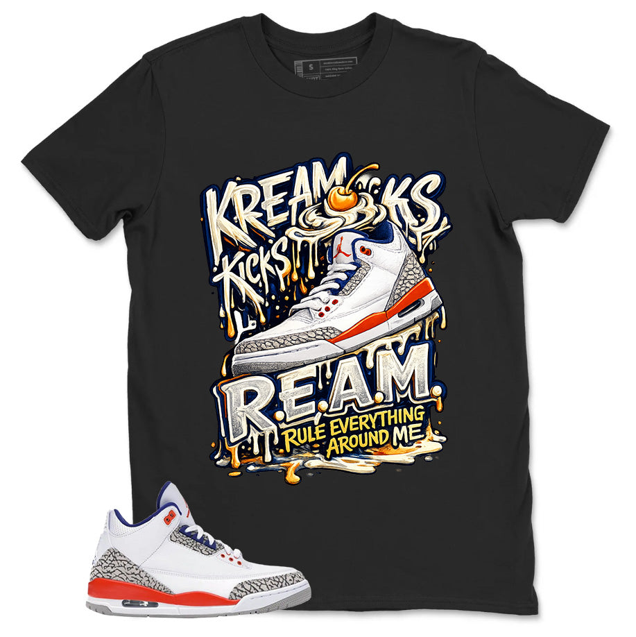 Blue Knicks 3s Shirt Kream Kicks Graphic