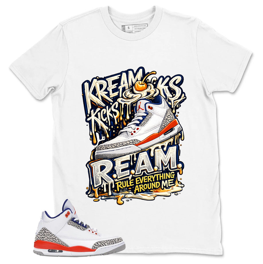 Blue Knicks 3s Shirt Kream Kicks Graphic