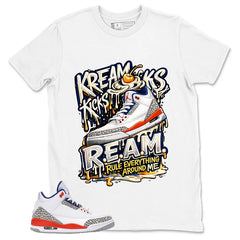 Blue Knicks 3s Shirt Kream Kicks Graphic