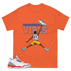 Blue Knicks 3s Shirt Sneakerhead Vibes Graphic