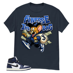Blue Midnight Navy 1s Shirt Finesse The Bag Graphic