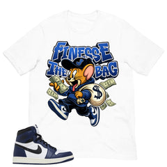 Blue Midnight Navy 1s Shirt Finesse The Bag Graphic