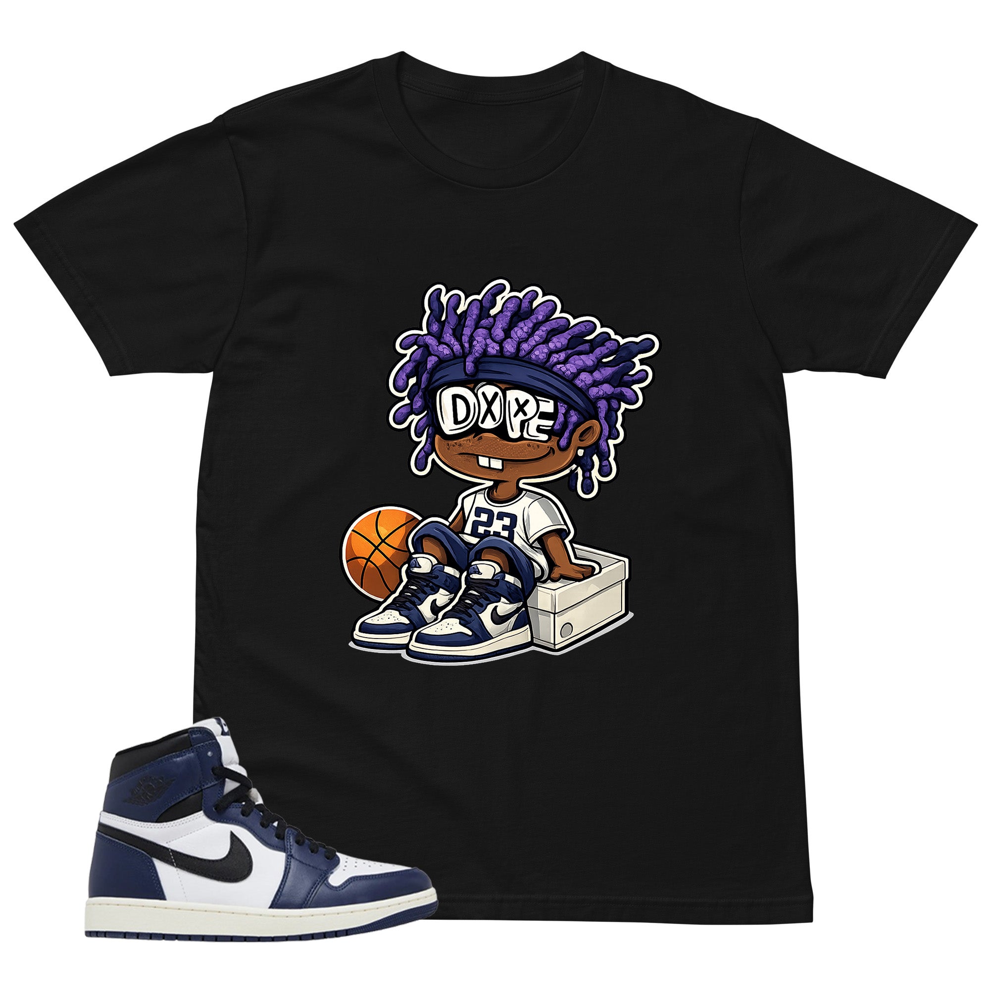 Blue Midnight Navy 1s Shirt Got Em Dope Graphic