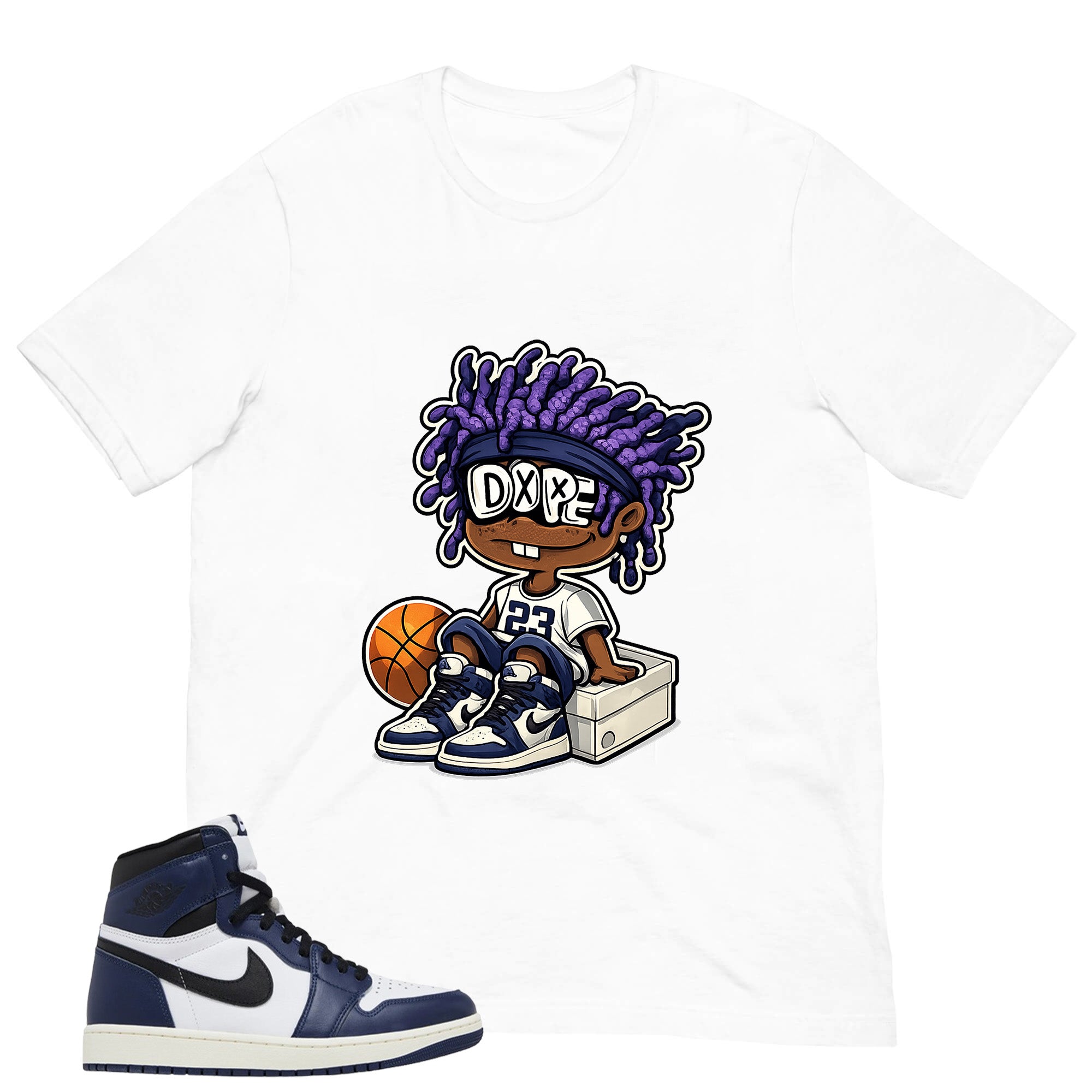Blue Midnight Navy 1s Shirt Got Em Dope Graphic