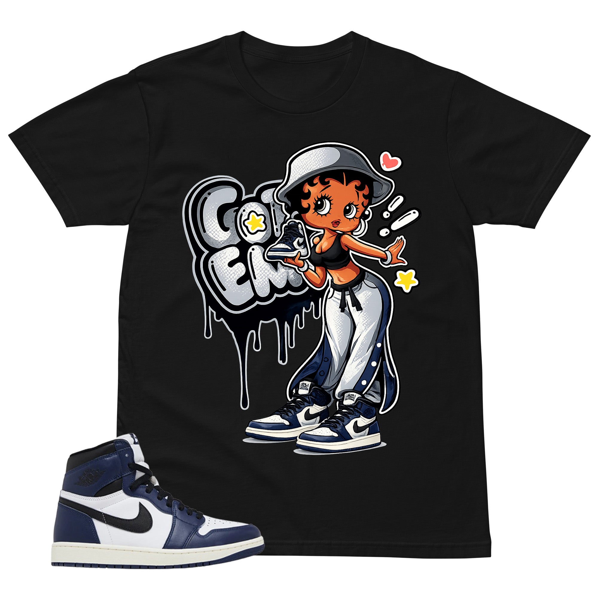 Blue Midnight Navy 1s Shirt Got Em Lady Graphic