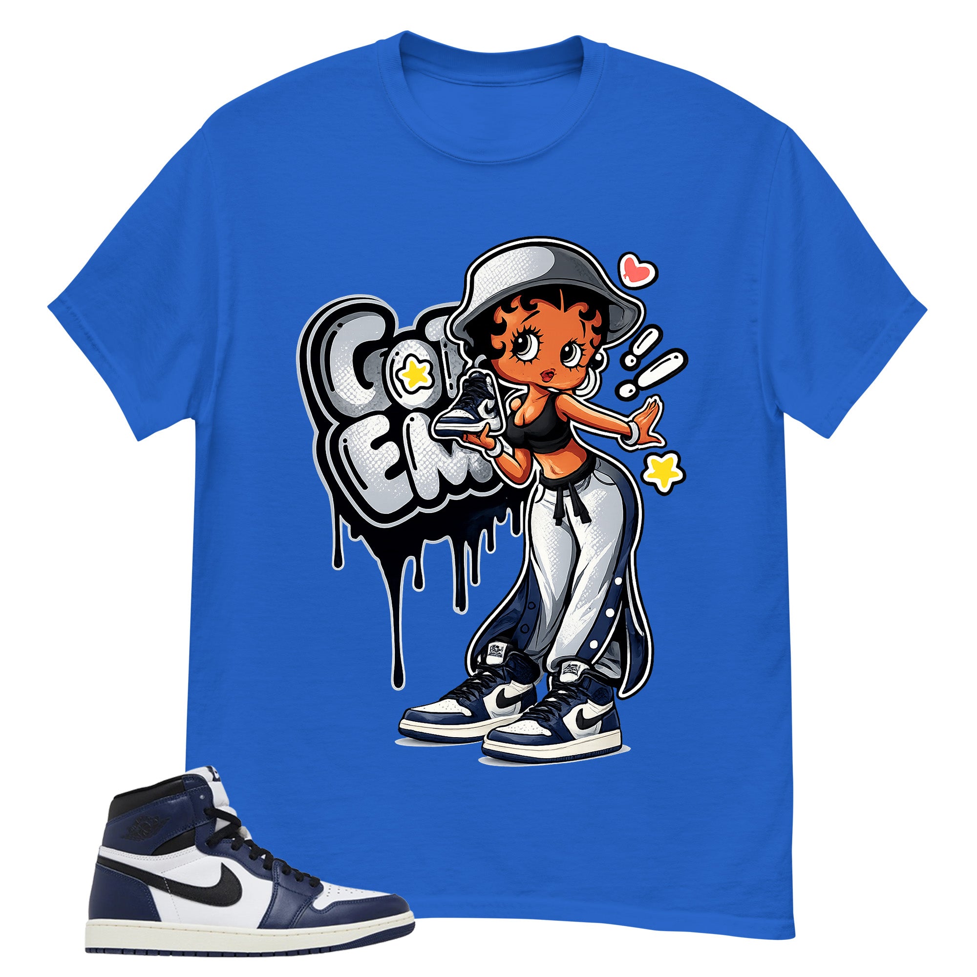 Blue Midnight Navy 1s Shirt Got Em Lady Graphic