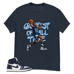Blue Midnight Navy 1s Shirt Greatest Of All Time Graphic