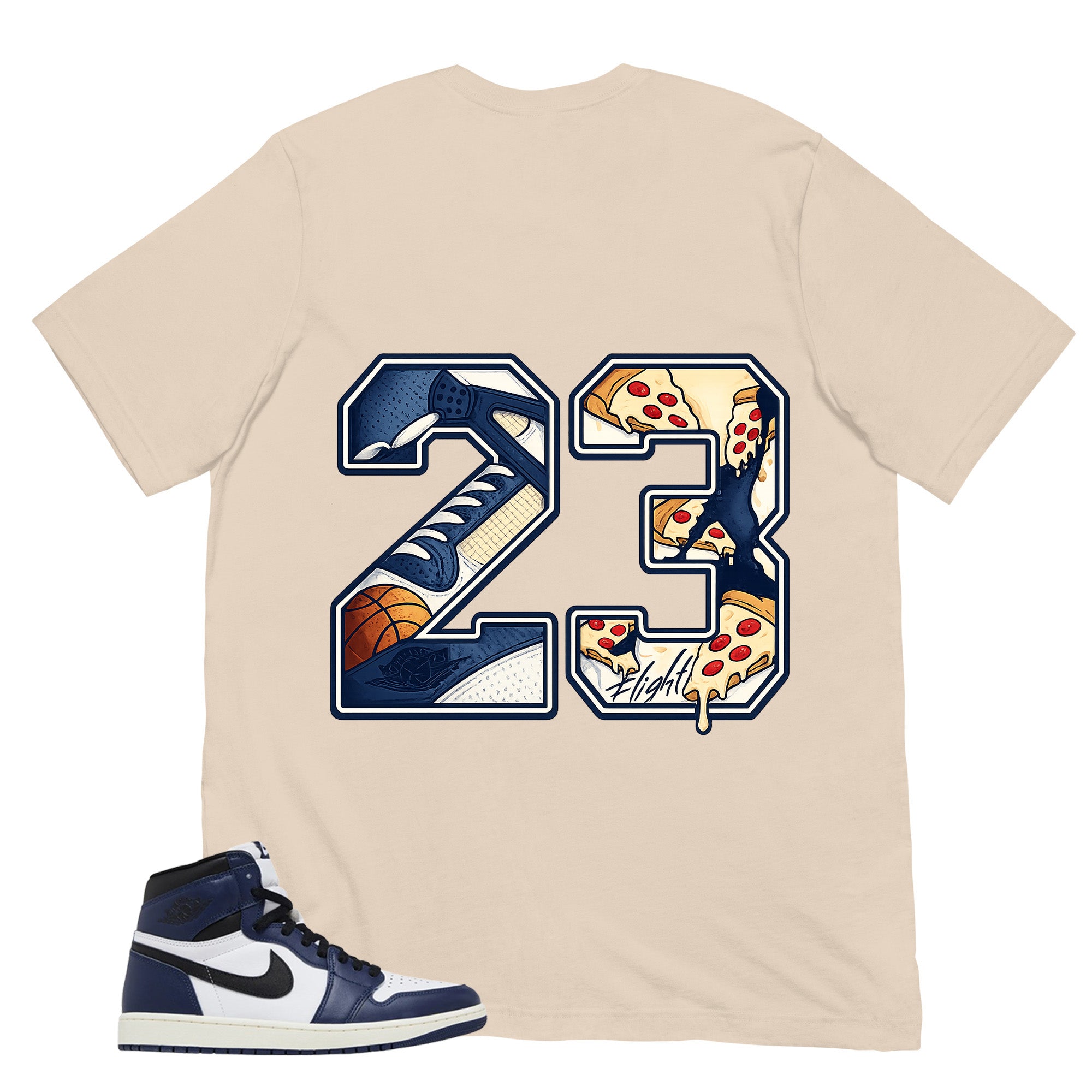 Blue Midnight Navy 1s Shirt Number 23 Legend Graphic