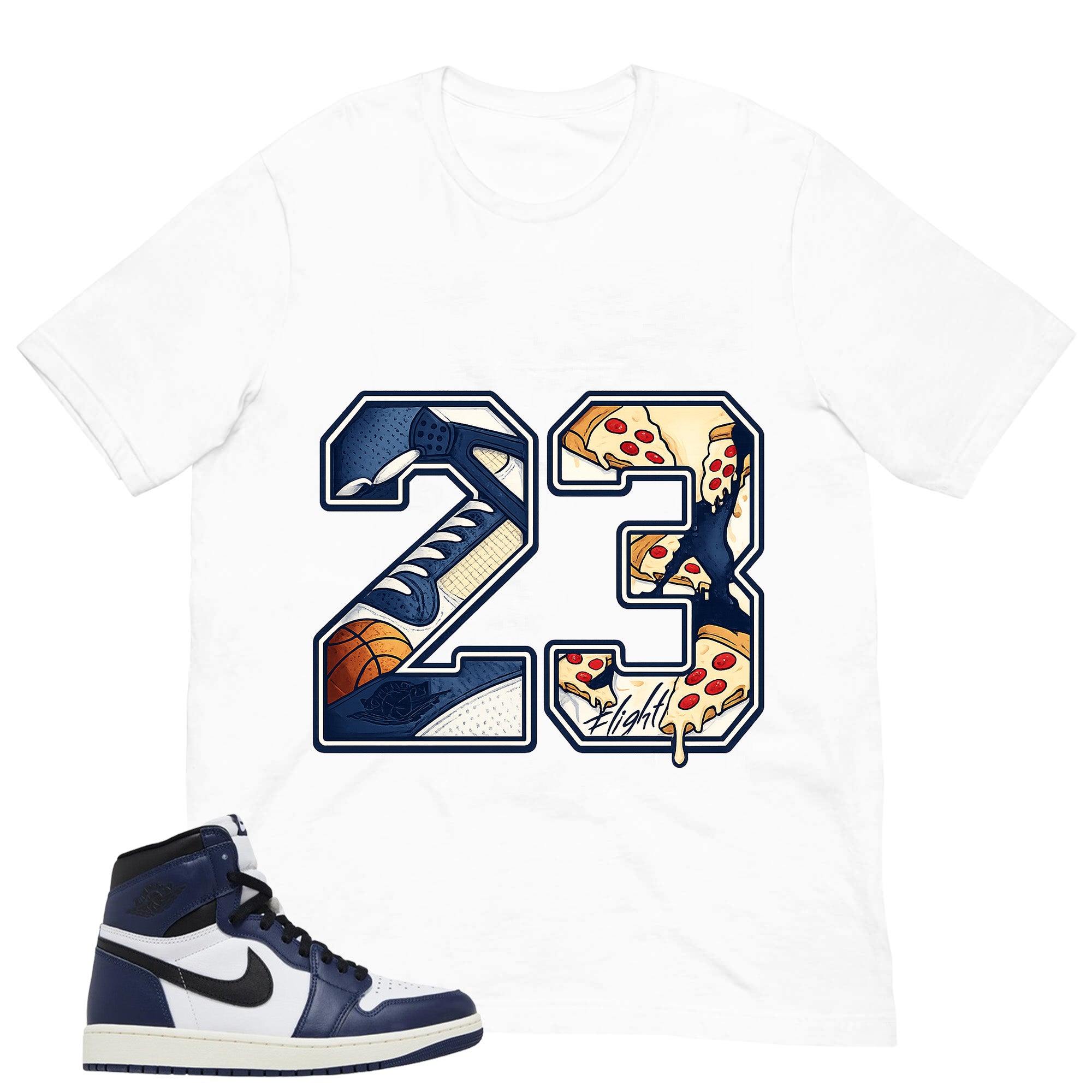 Blue Midnight Navy 1s Shirt Number 23 Legend Graphic