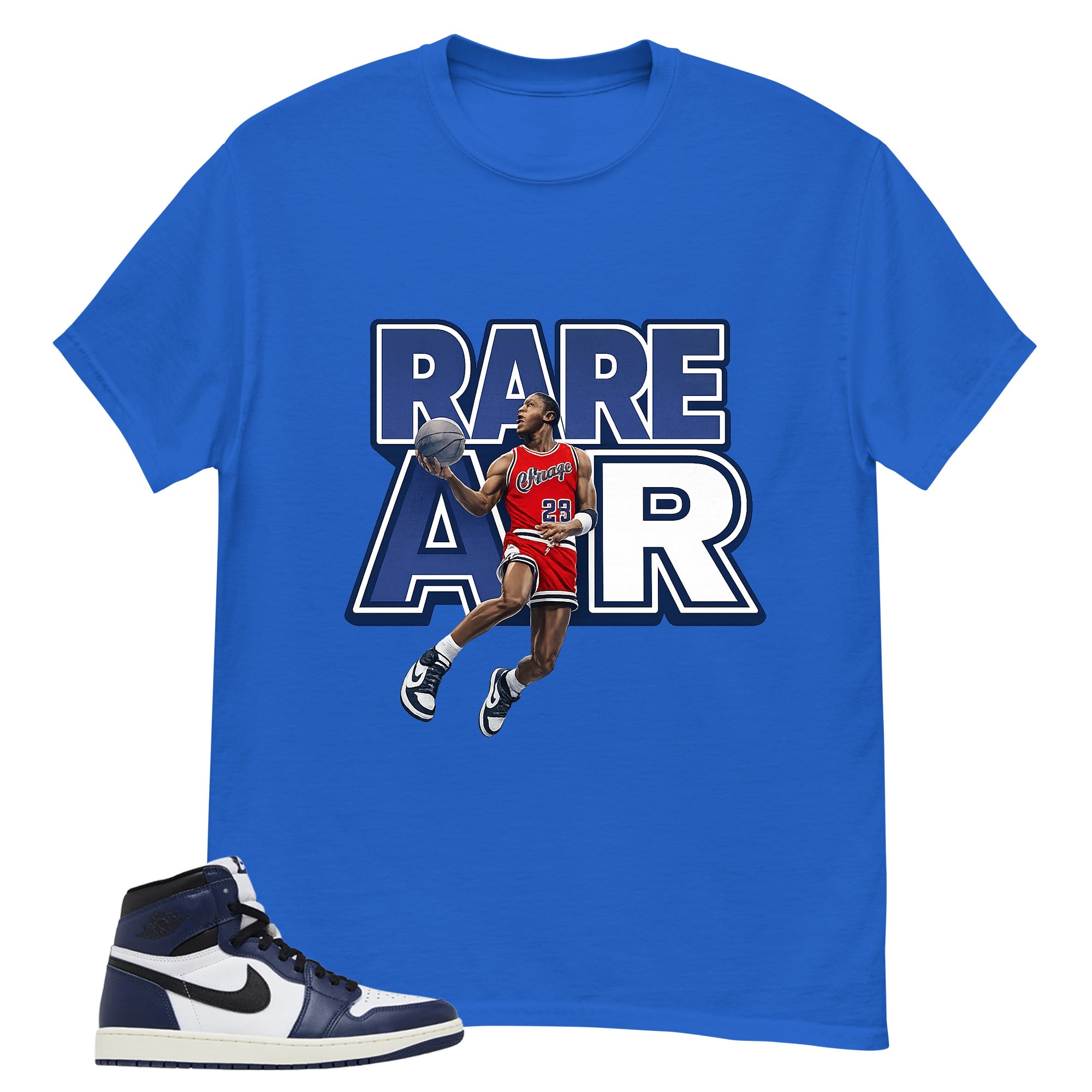 Blue Midnight Navy 1s Shirt Rare Air Graphic