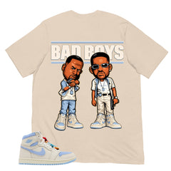 Blue Pale Ivory Pyschic Blue Wmns 1s Shirt Bad Boys Graphic