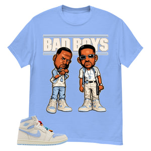 Blue Pale Ivory Pyschic Blue Wmns 1s Shirt Bad Boys Graphic